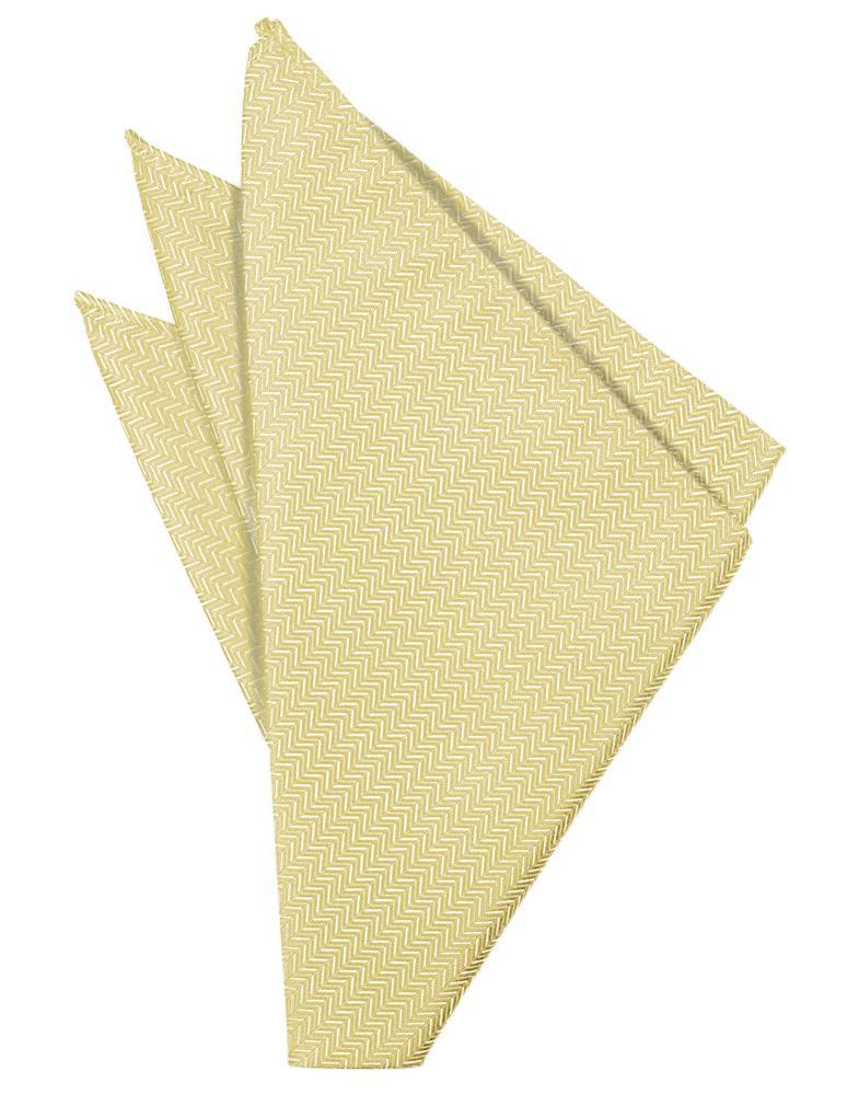 Cardi Banana Herringbone Pocket Square