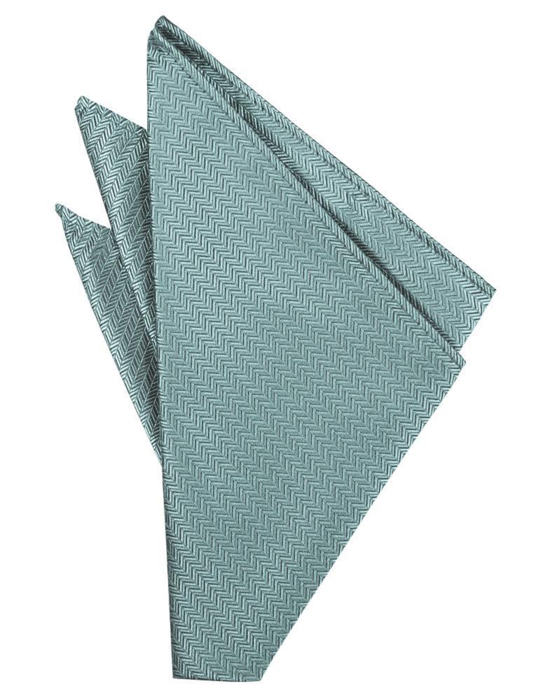 Cardi Cloudy Herringbone Pocket Square