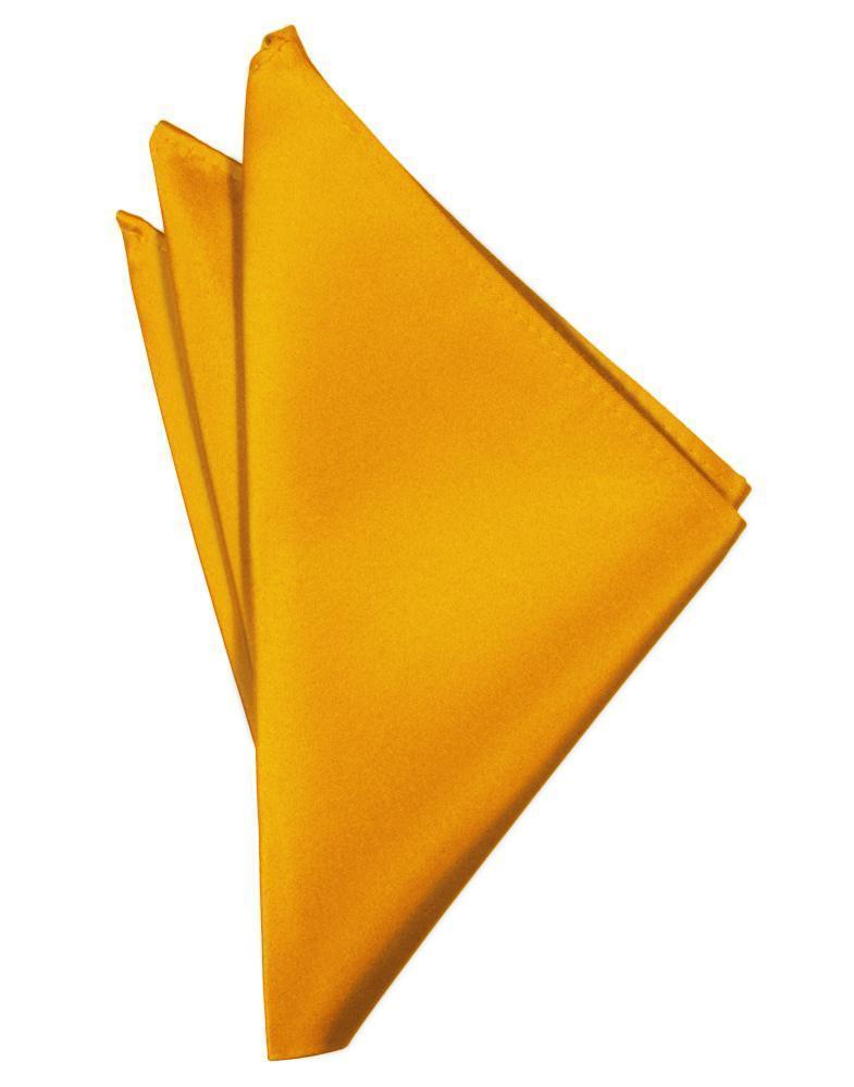 Cardi Tangerine Luxury Satin Pocket Square