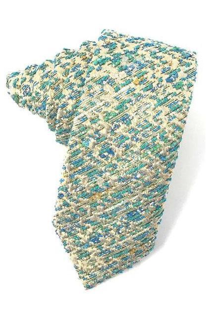 Cardi Teal Laurent Necktie